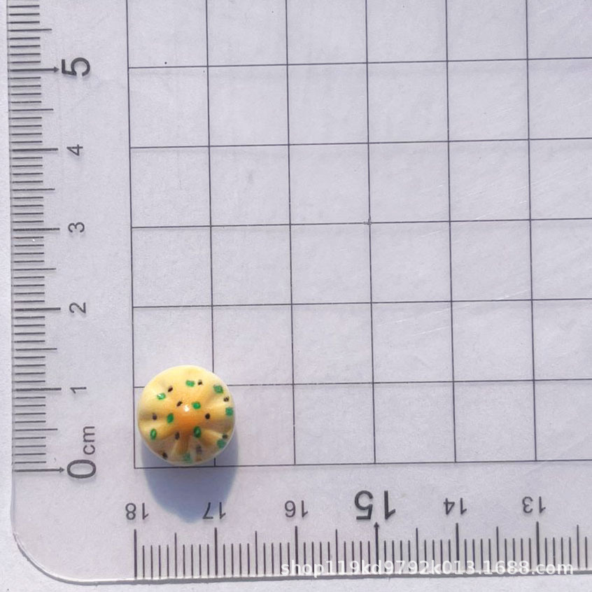 New Mini Food Play Water Fried Bag Resin Accessories Children's Play Toy Handmade Hairpin Haircord DIY Jewelry