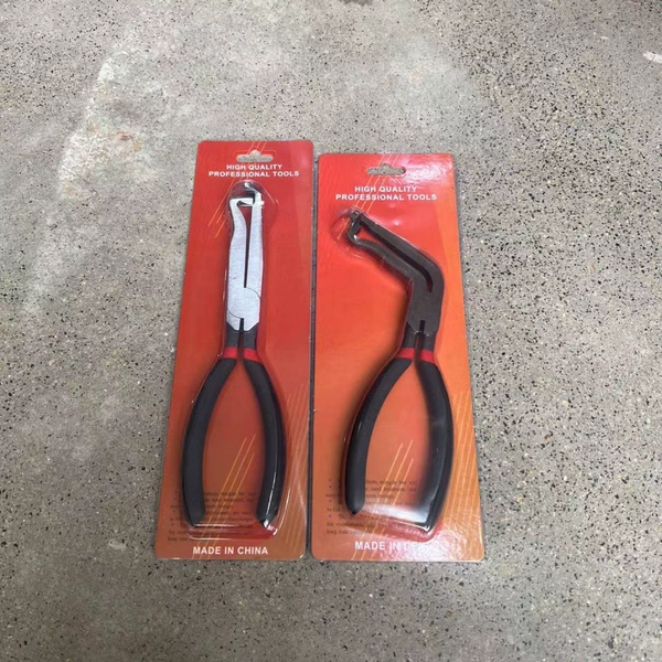 A set of straight handle+bending electric tongs (card packaging)