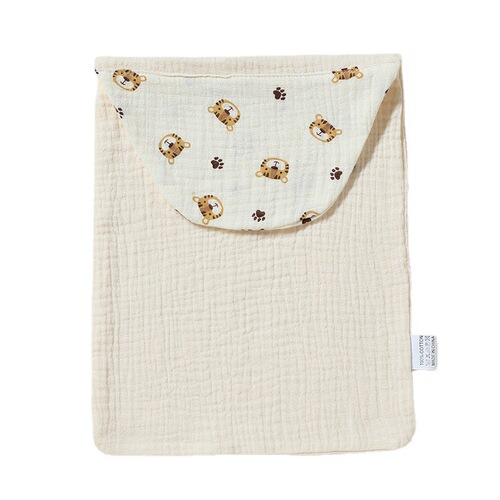 Baby pure cotton gauze antiperspirant towel sweat absorbent towel infant and child pad sling kindergarten sweat towel pad sling large size