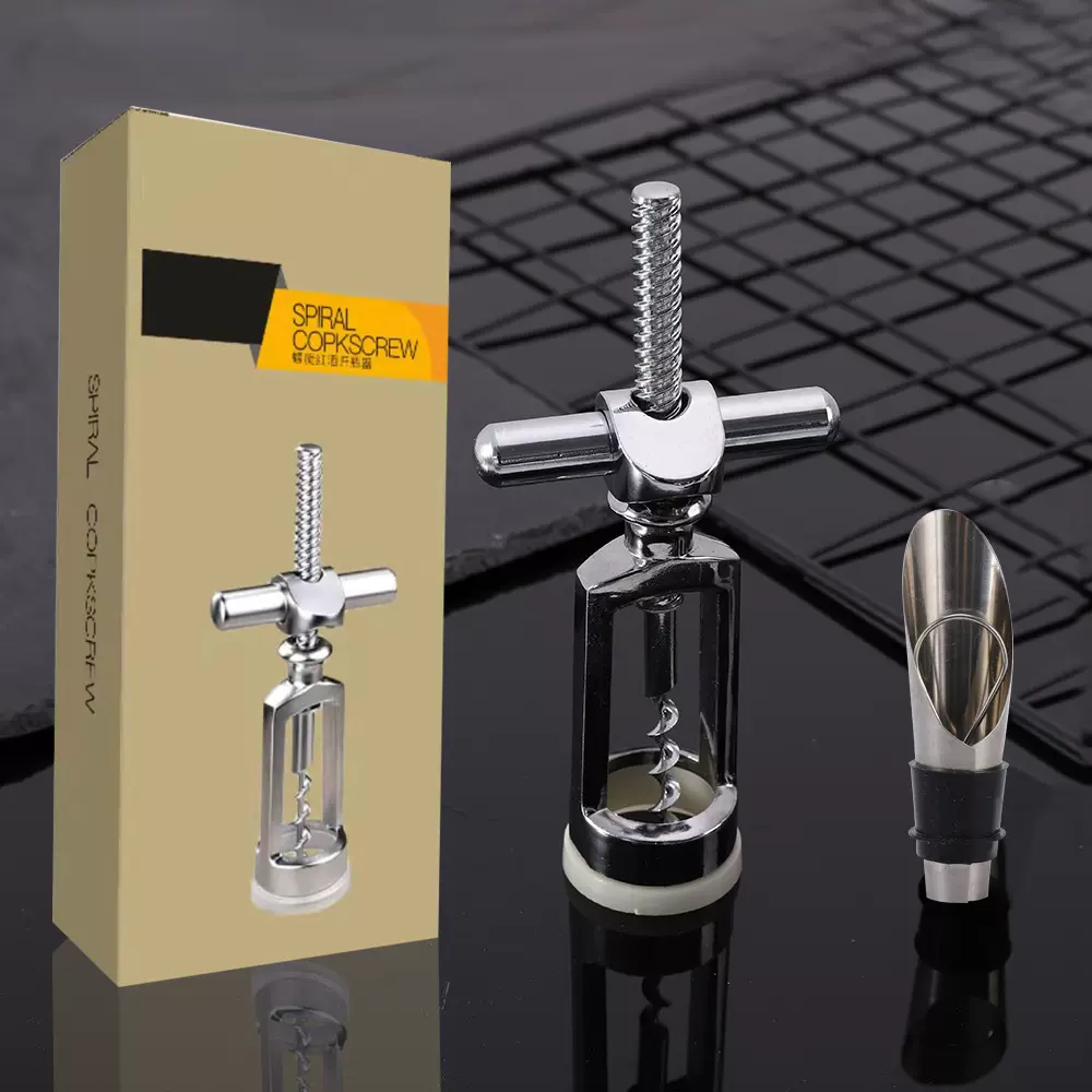 开瓶器热销红酒开瓶器创意葡萄酒锌合金开盖器家用高档红酒启瓶器