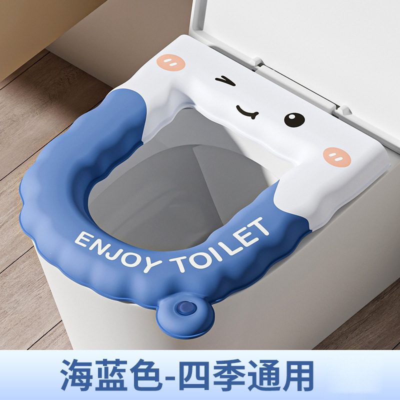アニメ香薫手持ち式トイレマット防水汎用貼り付け式トイレマット高級感座布団|undefined