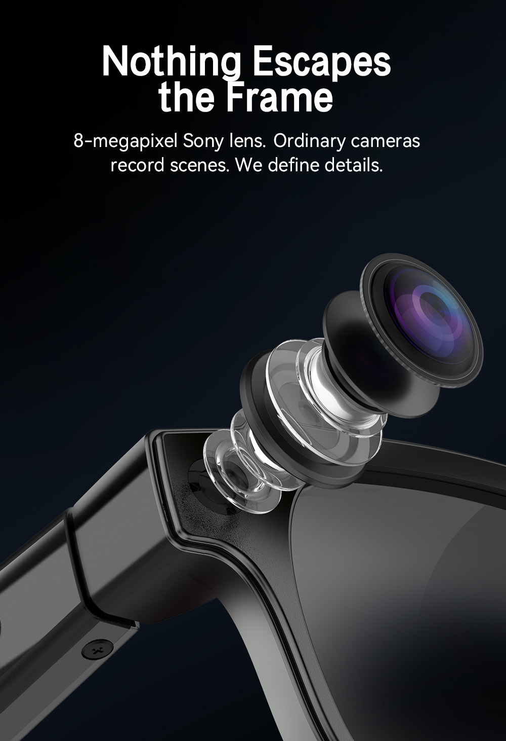 Smart Glasses With Camera For Photo, Video, Calling And Translate_voghion.com