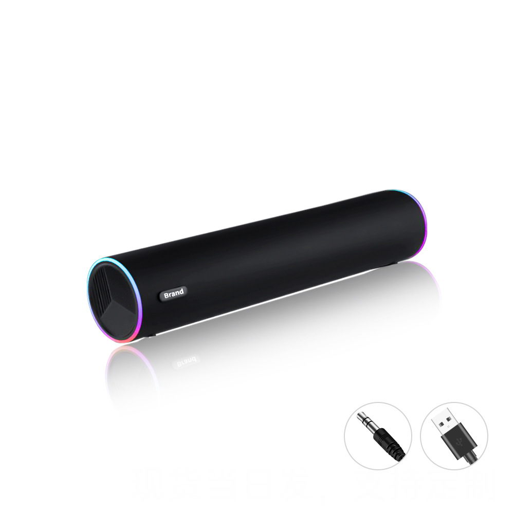 Altavoces Bluetooth portátiles de banda larga sonora en stock, altavoces de computadora transfronterizos USB cableados, entrega de 24 horas