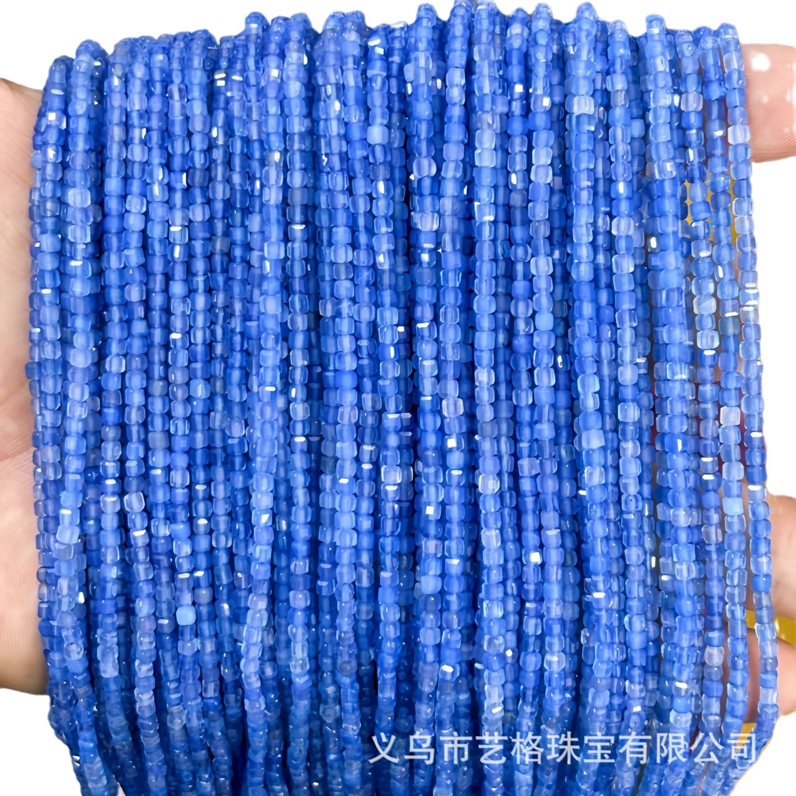 천연석 작은 사각형 설탕 2.5MM 큐브 사각형 곡물 느슨한 구슬 루빅스 큐브 반제품 수제 DIY 팔찌 보석 도매