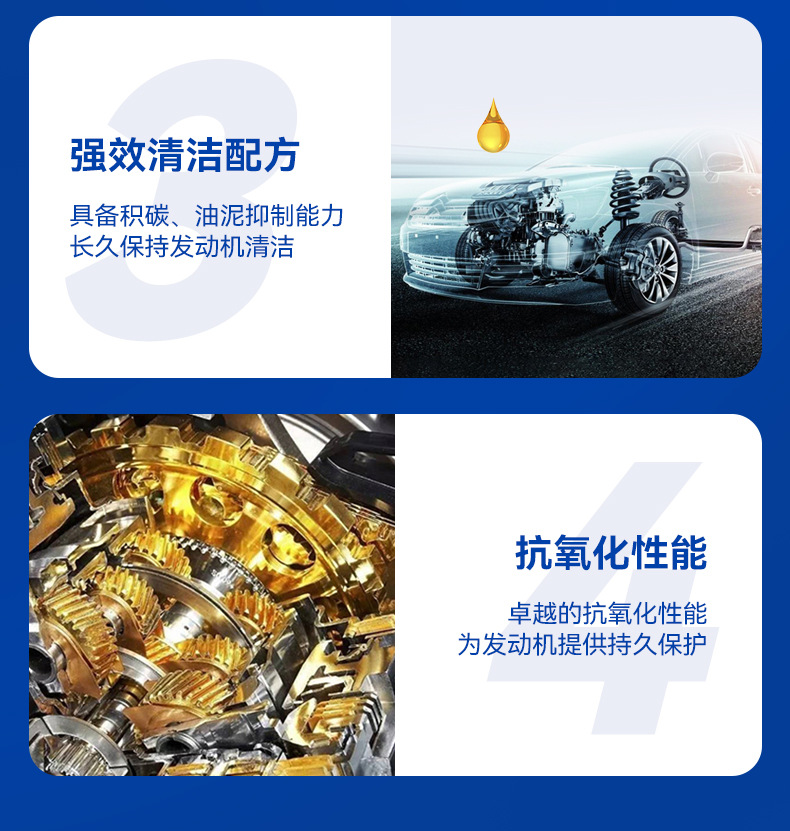 Genuine Fully Synthetic Engine Oil 4 Liters Engine Oil Lubricant Sj10W-30 Car All Year Round Wholesale