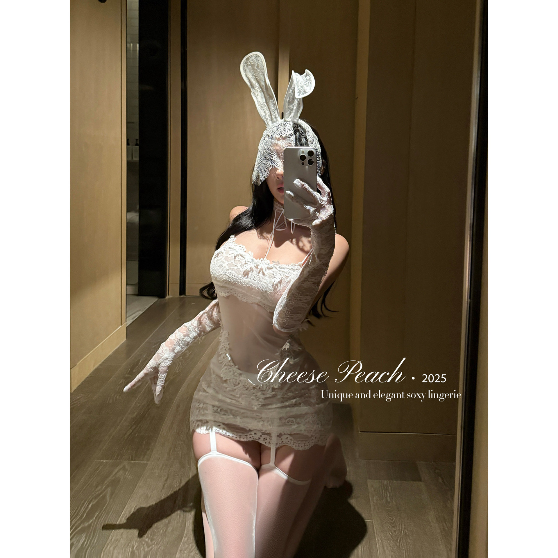 White suit [no neck accessories]