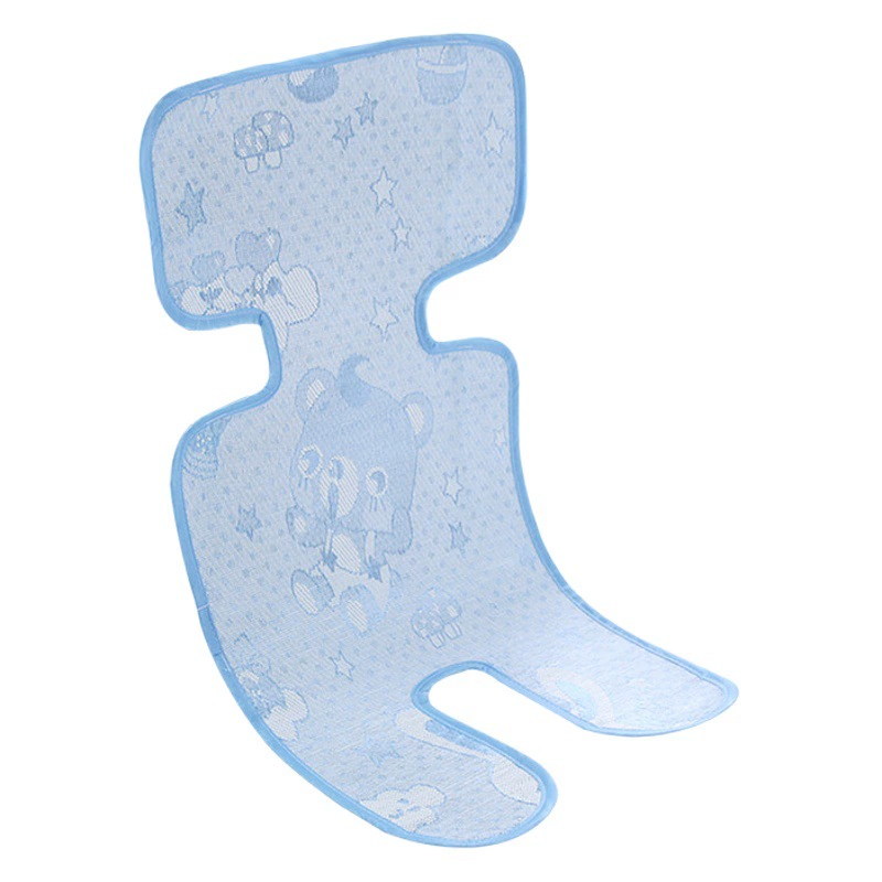 Летний коврик для детской коляски ледяной Шелковый коврик универсальный обеденный стул сиденье дышащий детский зонт автомобильный коврик в наличии