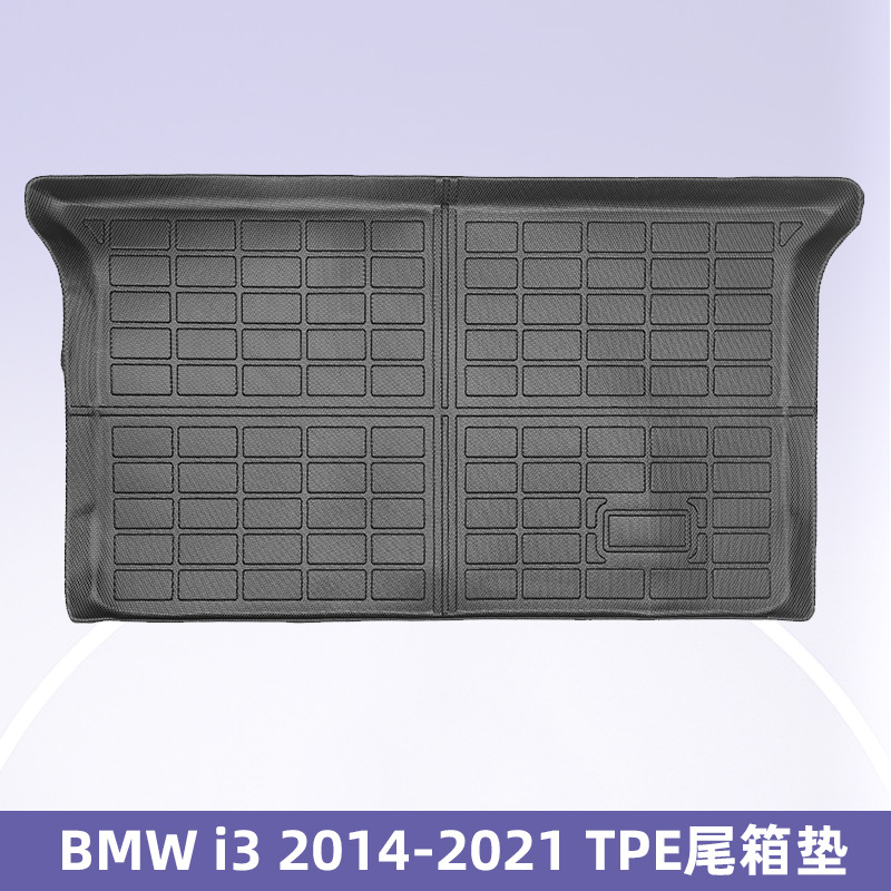 Aplicable a BMW i3 2014 - 2021 TPE Foot Pad 3D todo el tiempo Material Backpack Cojín de piso