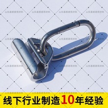 水平生命线装置彩钢瓦防坠落防护屋面滑轮钢结构固定式生命线支架