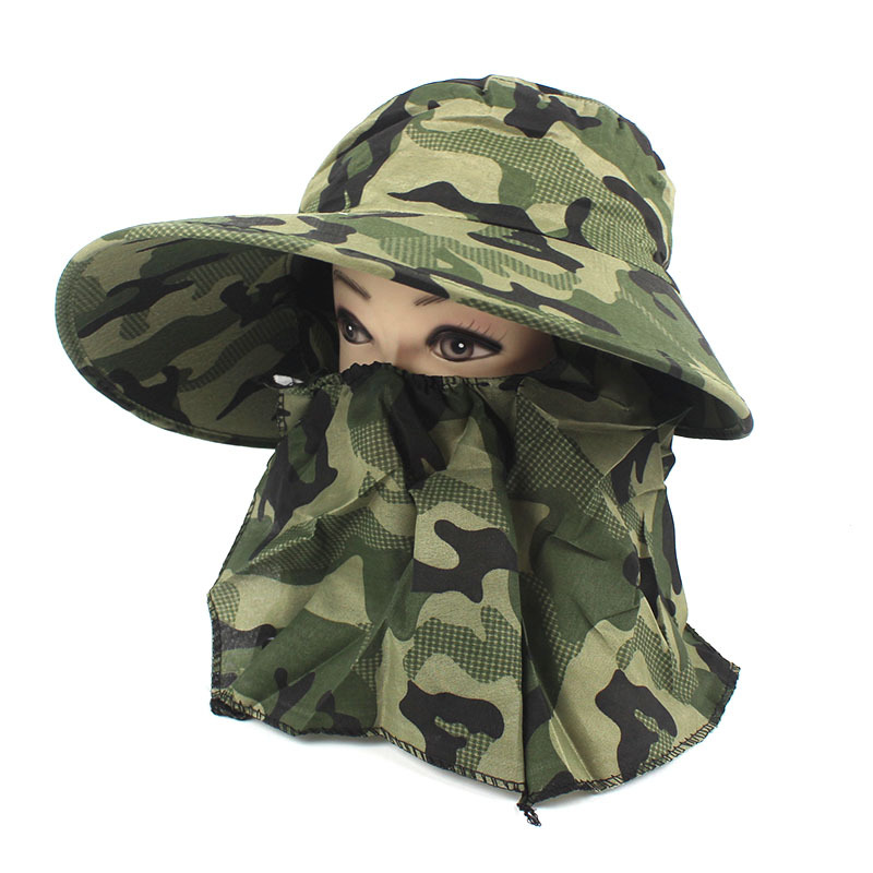 遮阳帽防晒帽子夏季大沿骑电动车遮脸紫外线采茶凉帽男女太阳帽|ms