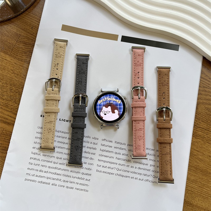For Huawei Strap Watch watchgt54 New Love Dog Claw Anti-Velvet Gt4 Premium Watch3 Women