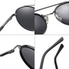 Fashionable metal retro sports sunglasses, wholesale