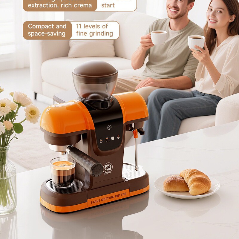 New Product Express Delivery, Robot Italian Coffee Grinder All-In-One Machine, Household Small Automatic All-In-One Coffee Machine