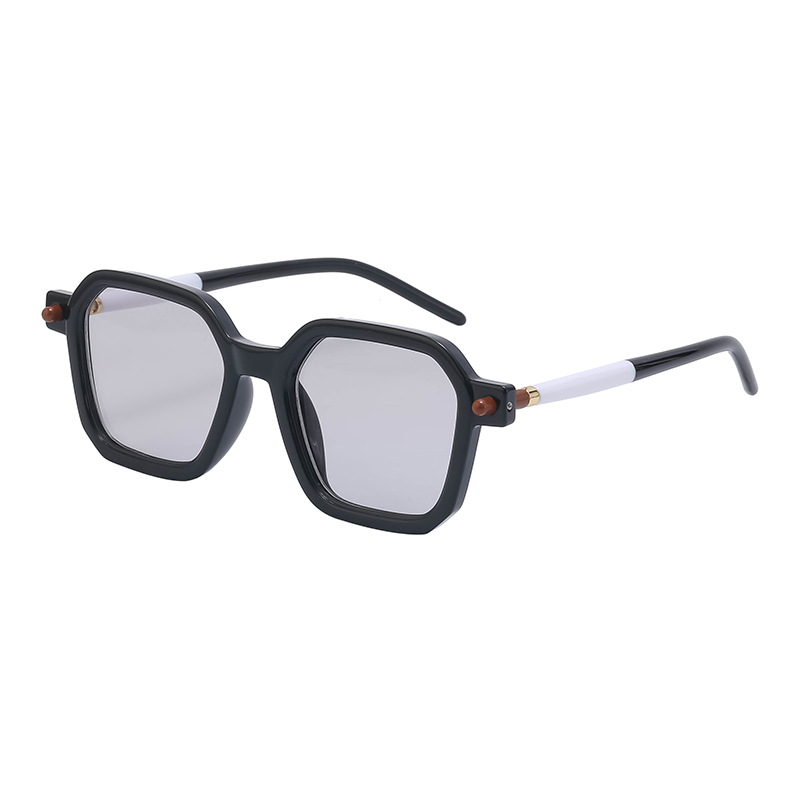 Elegant Minimalist Square Frame Sunglasses For Women Uv Protection_voghion.com