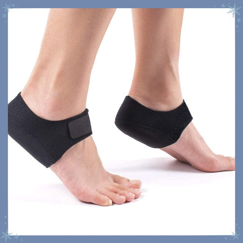 Manufacturer's Cross-border Silicone Heel Strap Velcro Heel Cover Heel Pad Shock Absorbing Heel Protection Pad