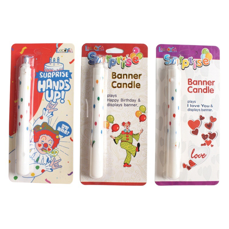 Velas de Cumpleaños de Payaso Sorpresa Creativas de TikTok, Decoración para Pasteles de Fiesta, Velas Divertidas y Alegres al por Mayor