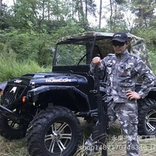 全封闭牧马人四轮沙滩车成人大型越野驱摩托车utv场地漂移卡丁车