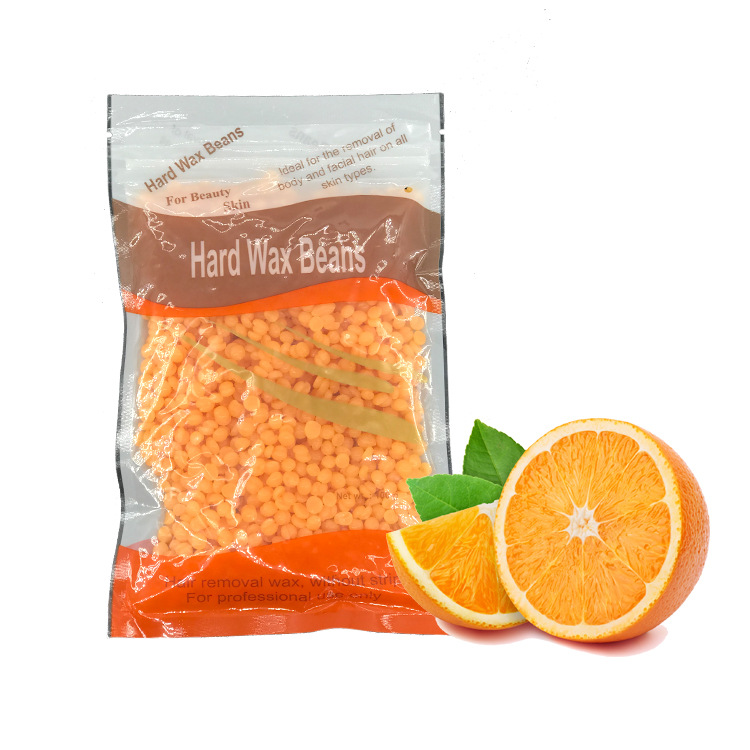 Cera de frijol cera de depilación cera de frijol cera dura nariz pelo cera de abejas sin papel cera sólida terapia frijol 100g cera dura transfronteriza frijol