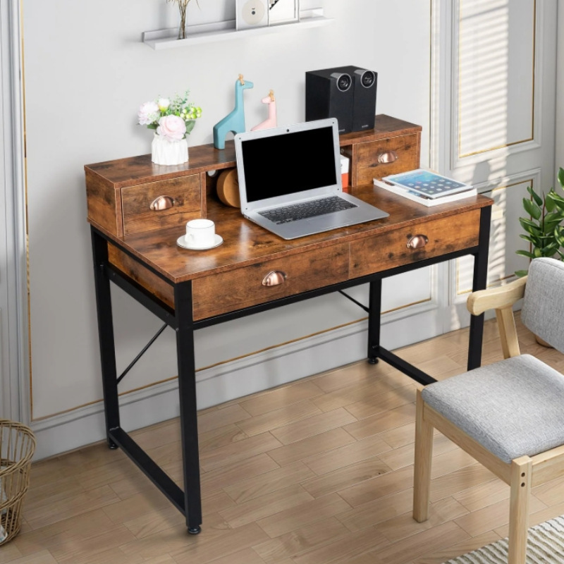 Direct Selling Desk, Dining Table, Computer Desk, Home Storage Desk, Office Desk with Drawers, Study Table, Folding Training Table