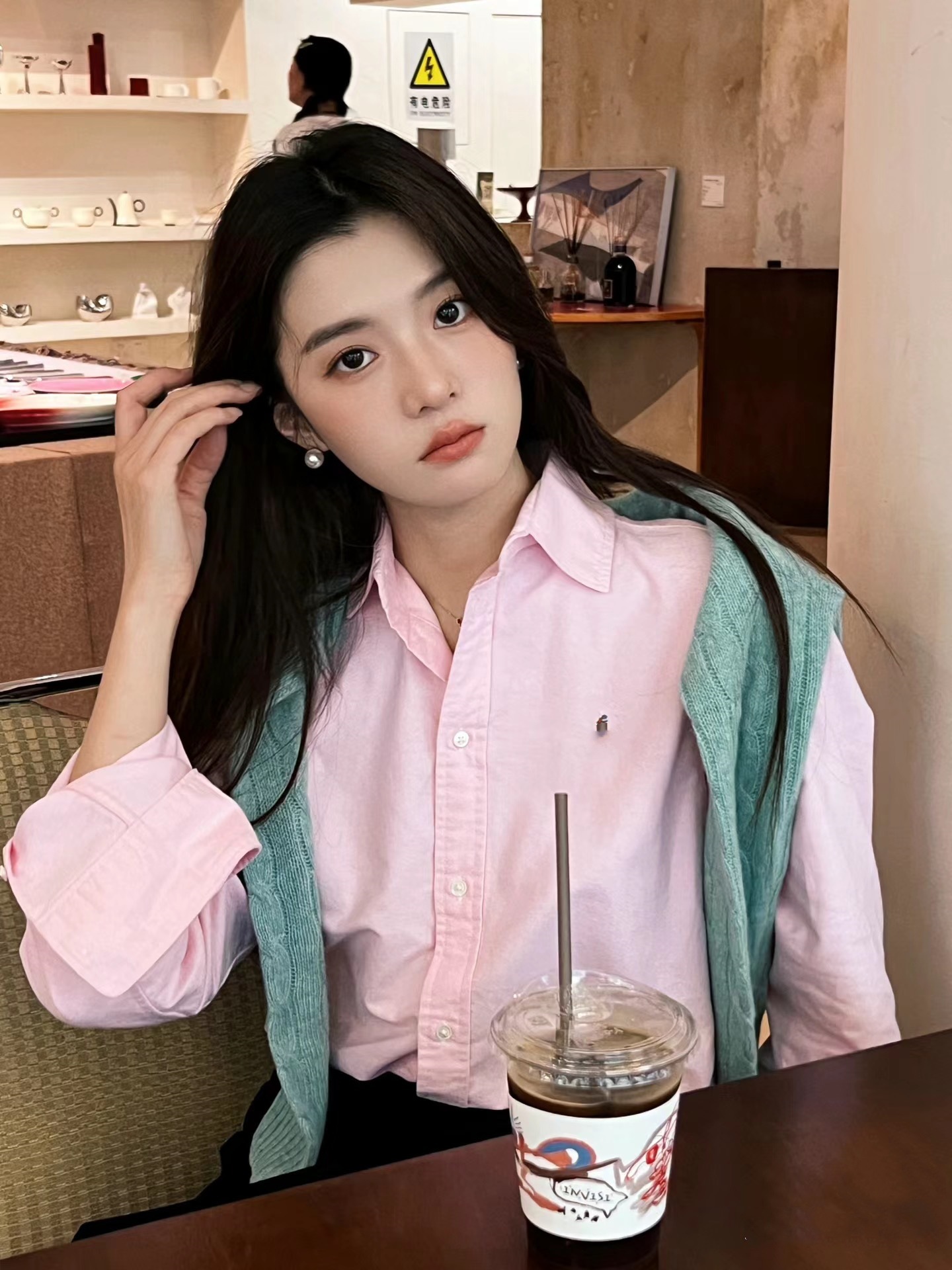 남성과 여성을 위한 RL Raff 스트라이프 셔츠, 다채로운 조랑말 로고 자수 탑, 캐주얼 옥스포드 천 셔츠 25 새로운 스타일
