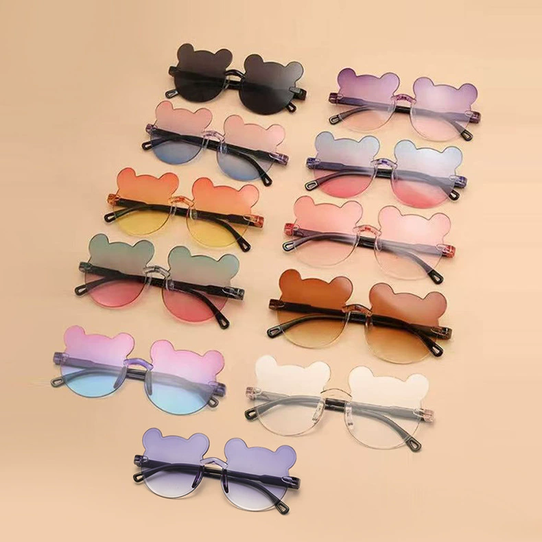 2024, трансграничные новые детские солнцезащитные очки с медведем, детские солнцезащитные очки, детские солнцезащитные очки с защитой от ультрафиолета