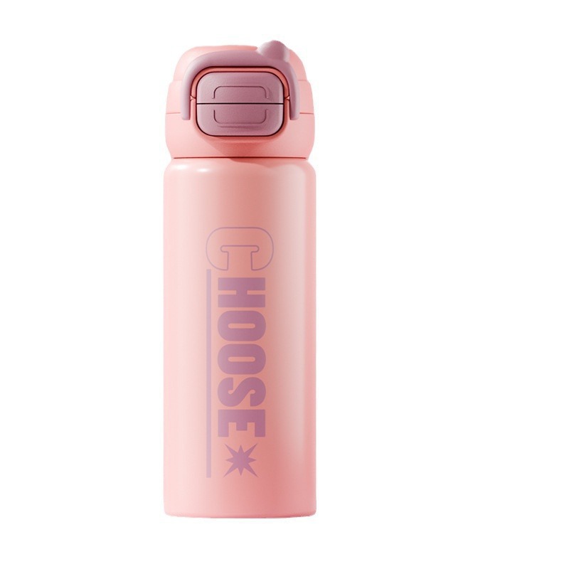 Nueva taza de aislamiento de rebote de doble bebida 316 de acero inoxidable para estudiantes masculinos y femeninos simple portátil de alto valor facial taza de agua sin