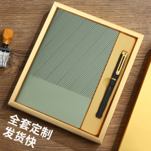 现货批发2025高颜值商务笔记本子礼盒套装可印logo记事本伴手礼品