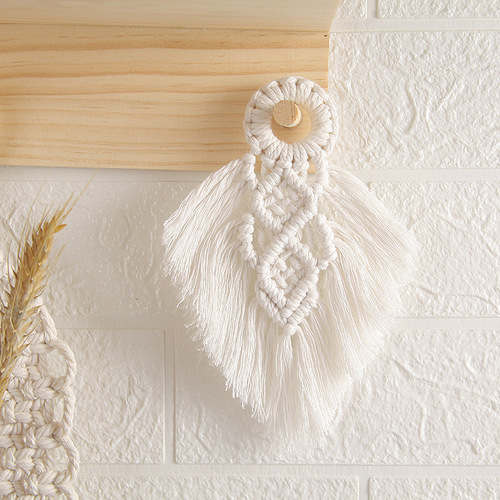 Cross-border hot selling bohemian hangings cotton rope braided wall hanging handmade tapestries home wall decorations small pendants