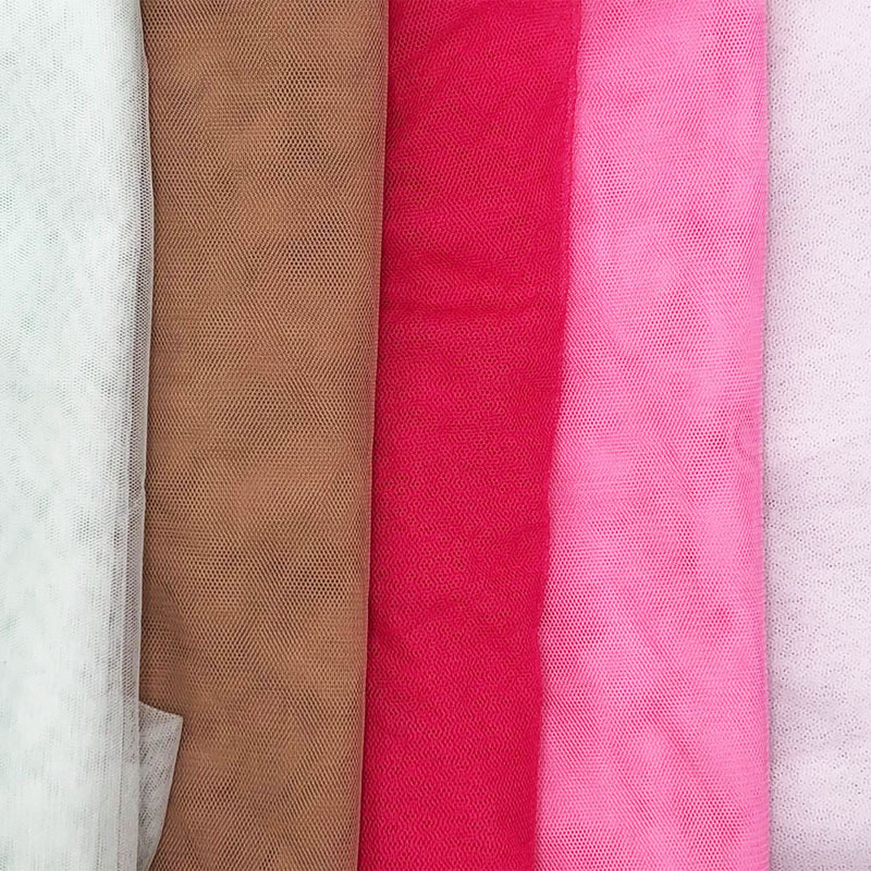 六角网布40D40A涤纶无弹网纱童装蚊帐软网面料网格防蚊网孔小眼