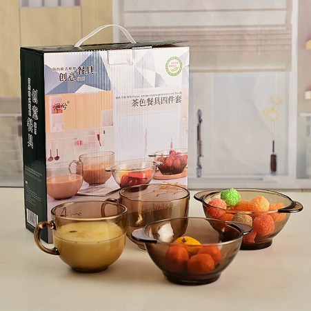 차 4 피스 세트 (16 sets/box) [인쇄 가능]]