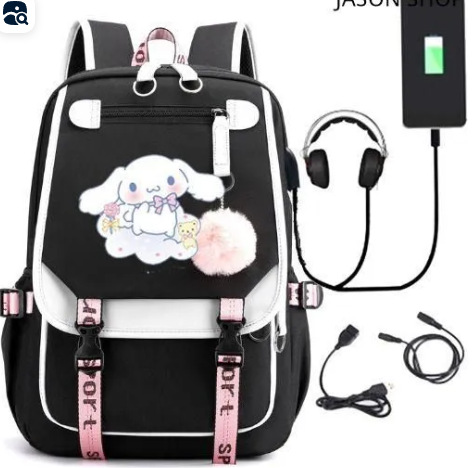 Nueva bolsa de viaje bolsa de deporte estudiante mochila bolsa de carga USB DE LOS NIÑOS gran capacidad bolsa