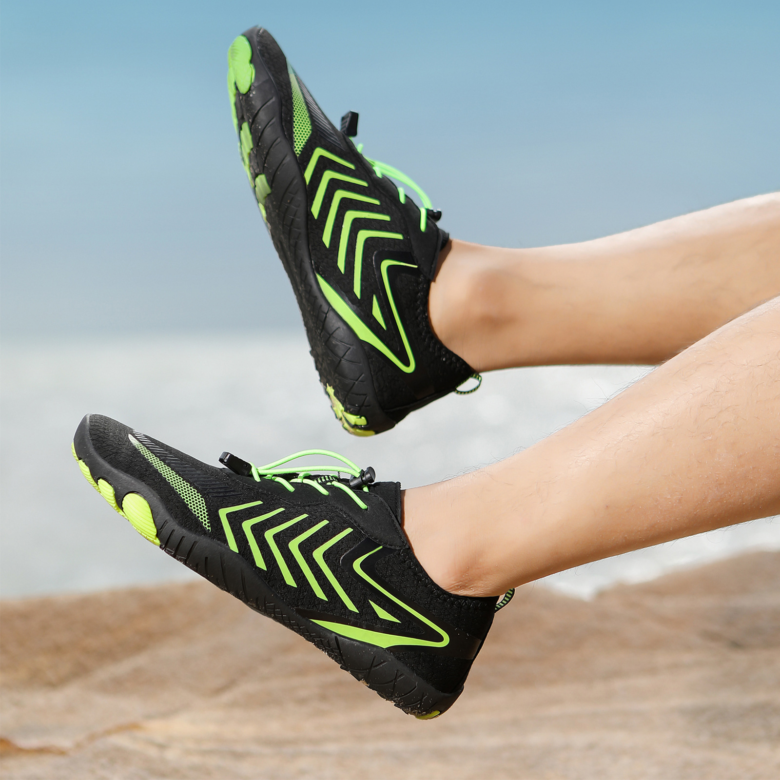Outdoor waterschoenen voor mannen en vrouwen, zomerse strand-, blotevoeten-, vijfvingerschoenen voor wandelen, zwemmen, duiken, sporten, rivierwandelen._voghion.com