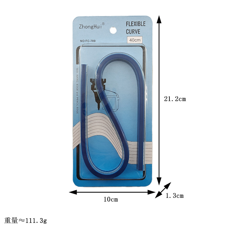 Serpiente gobernante serpiente gobernante arte dibujo diseño serpiente gobernante curva gobernante tablero 30/40/50/60cm