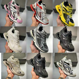 莆田纯原巴黎家弹簧鞋老爹鞋网面透气厚底增高休闲男女运动鞋