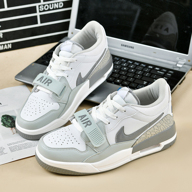 Aj Basketball Shoes 312 Air Cushion Shock-Absorbing Anti-Slip Couple Sports Sneakers Youth Practical Training Shoes for Men and Women