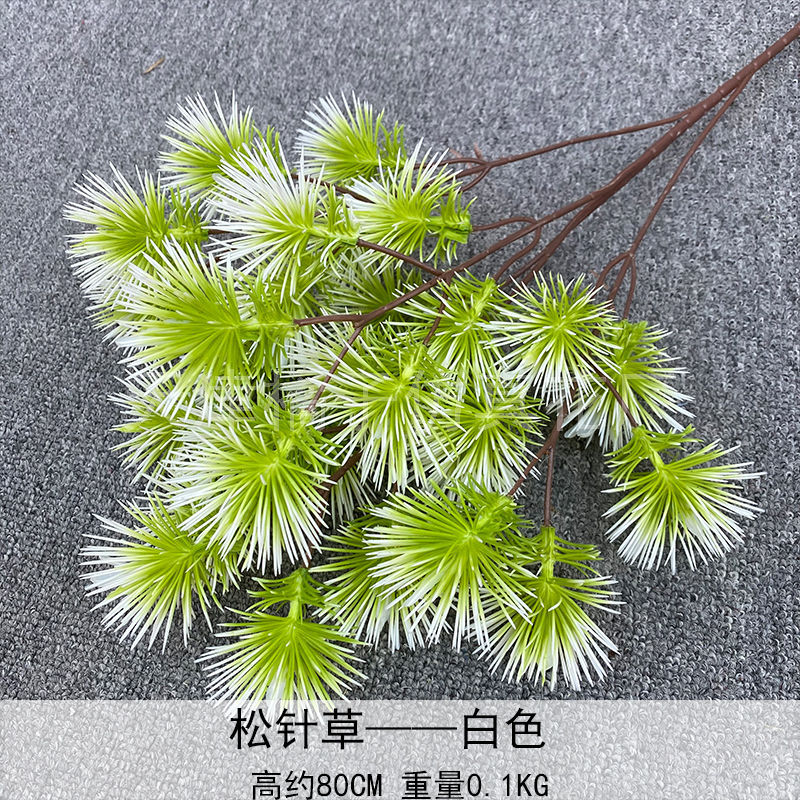 Flores de boda de alta calidad de flores de madera verde de bambú y lirio de pino masson de alta calidad