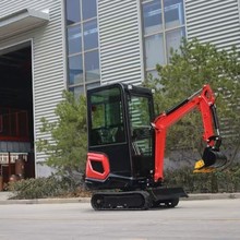 微型小型挖掘机家用果园挖土机市政工厂小勾机多功能室内挖机破碎