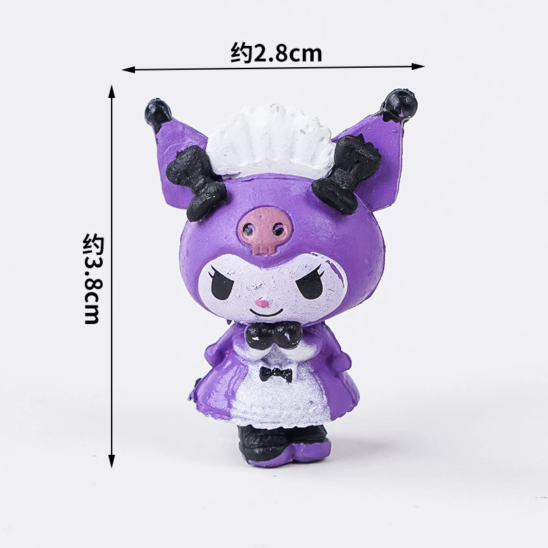 Xiaohongshu is the same cute Kuromi cake decorative ornament net red girl girl birthday party dressing plug -in