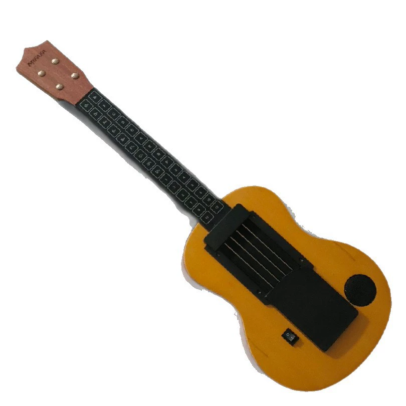 Electronic ukulele with a score, digital musical instruments, guitar