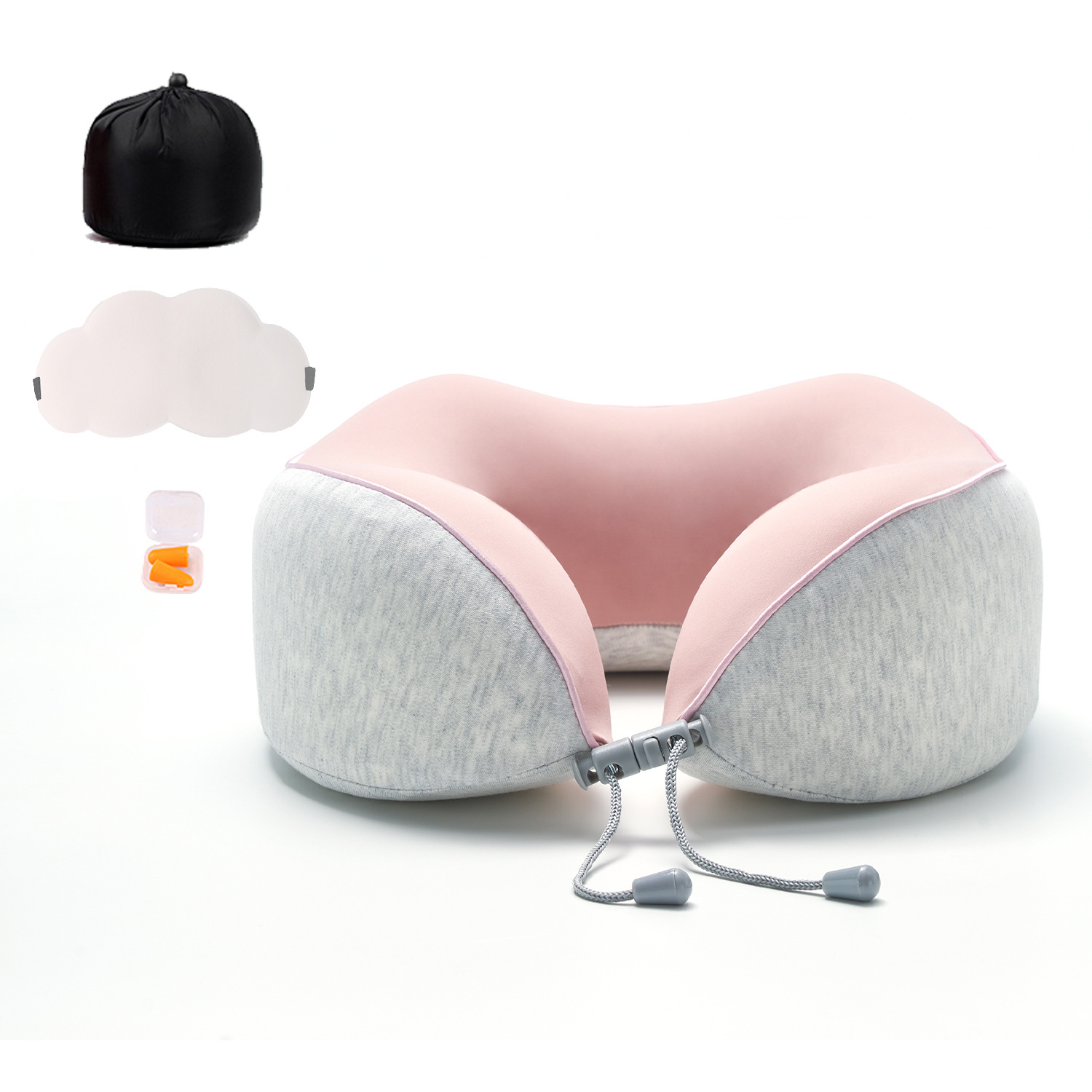 Venta caliente transfronteriza de espuma de memoria almohada en forma de U almohada de espuma de memoria de espacio siesta almohada portátil de viaje almohada en forma de U almohada para el cuello image 20