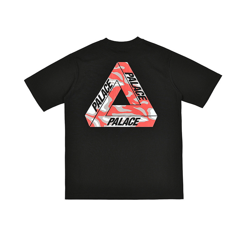 欧米の潮牌palace三角形双紗プリント高品質男女カジュアル半袖tシャツ|undefined
