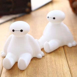 New store activities small gift advertising to push cartoon white mobile phone bracket night light wholesale printable LOGO