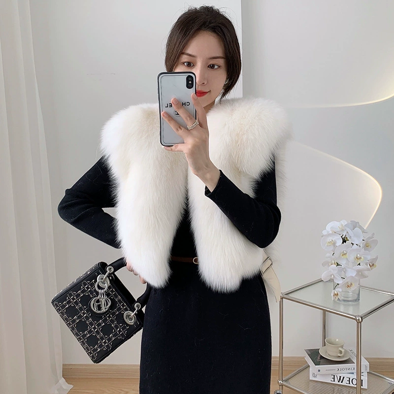 Демисезонный короткий fashionable keep warm жилет, корейский стиль