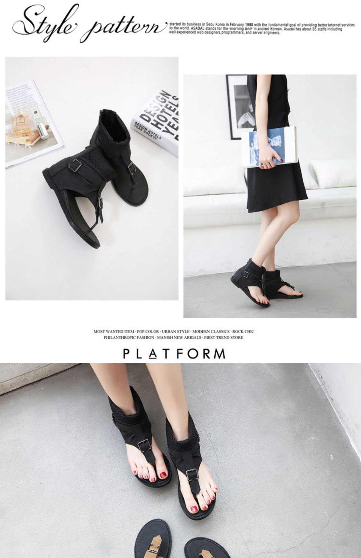F8548 770K GIÀY DÉP SANDAL NỮ GUATDU PHONG CÁCH ÂU MỸ ĐẾ XUỒNG ĐẾ CAO GIÀY DÉP NỮ G02 SẢN PHẨM MỚI