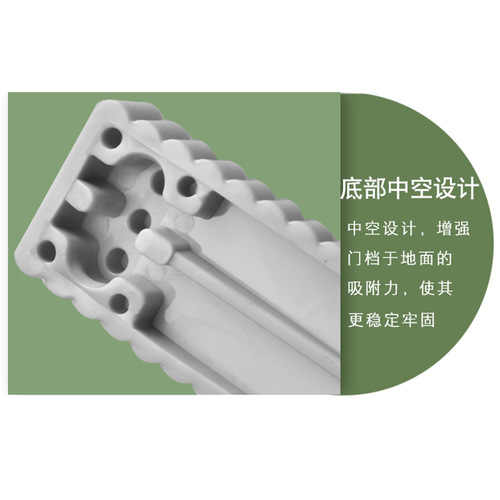 Door Stop, Weather Stripping, Impact Barrier, Poreless Rubber Door Wedge, Safety Anti-Crush Door Block, Moving Top Door Stopper