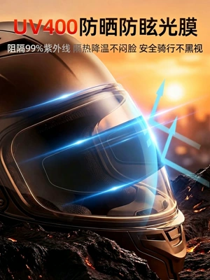 Motorcycle helmet anti-fog film – Suitable for electric vehicle helmet sun