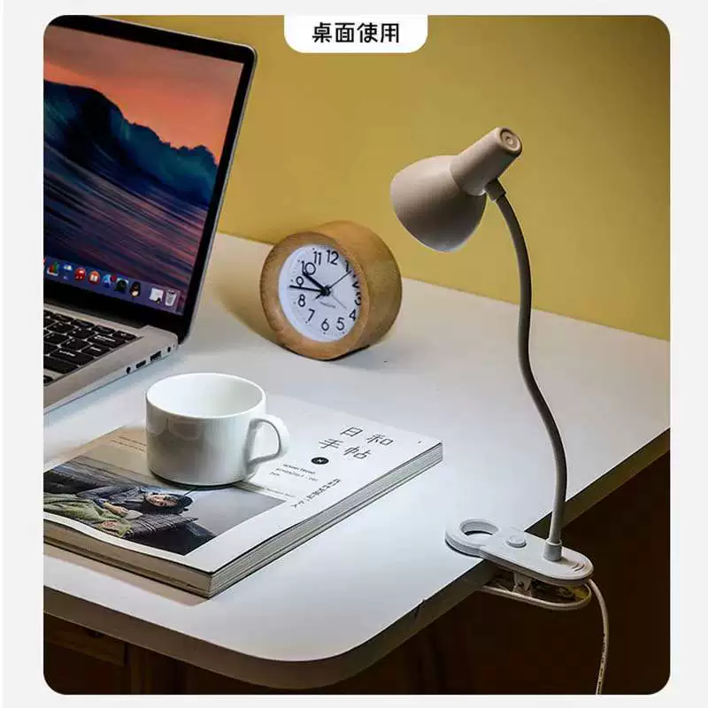 LED складной настольный светильник для учеников начальных классов, батарея, чтение в постели, ночник, защита глаз