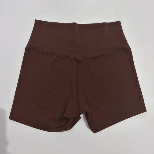 Wholesale Lulu Ladies Sexy Dopamine High-Waisted Yoga Shorts Running Sport Ultra-Short Nipple Sensation Three-Quarter Pants
