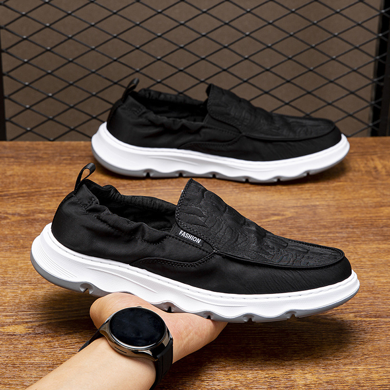 Zapatos de hombre 2026 nuevos zapatos casuales de hombre viejos zapatos de lona de Beijing de moda coreana transpirables de un pie zapatos para hombre