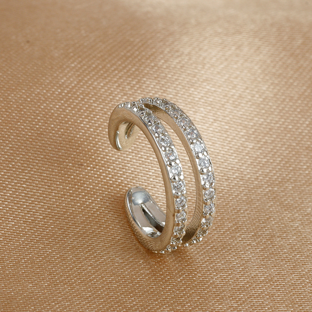 5g Weight None Ear Needle Material Ear Cuffs Classification 1 Piece Quantity Daily Occasion Copper Material C Shape Pattern All Seasons Season Women's Gender Plating Design Classic Style Style 1 Piece Classic Style C Shape Plating Copper Ear Cuffs 6